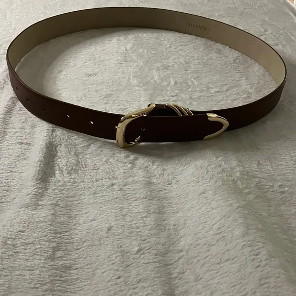 Brown Belt with Gold Buckle - Picture 2 of 15